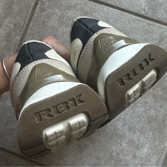 RBX Cream and Black Sneakers - Picture 4 of 7